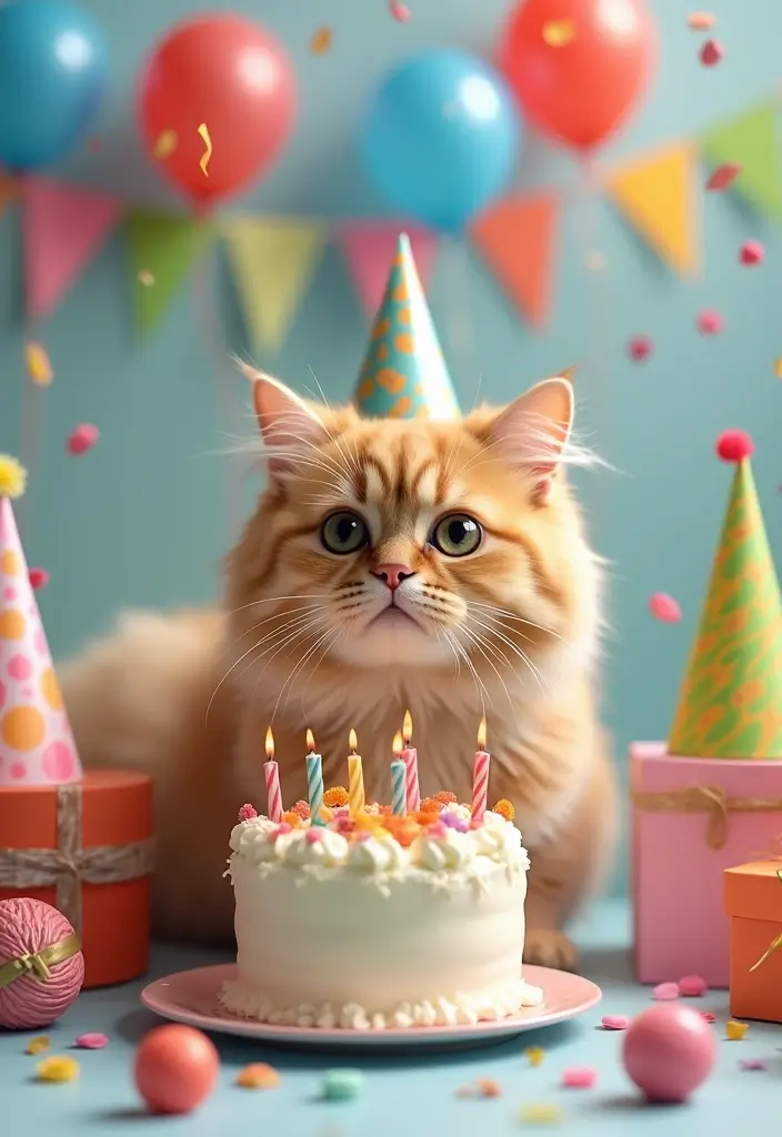 25 American Curl Cat Pictures and Fun Facts - 22. Celebrating Your Curl’s Birthday