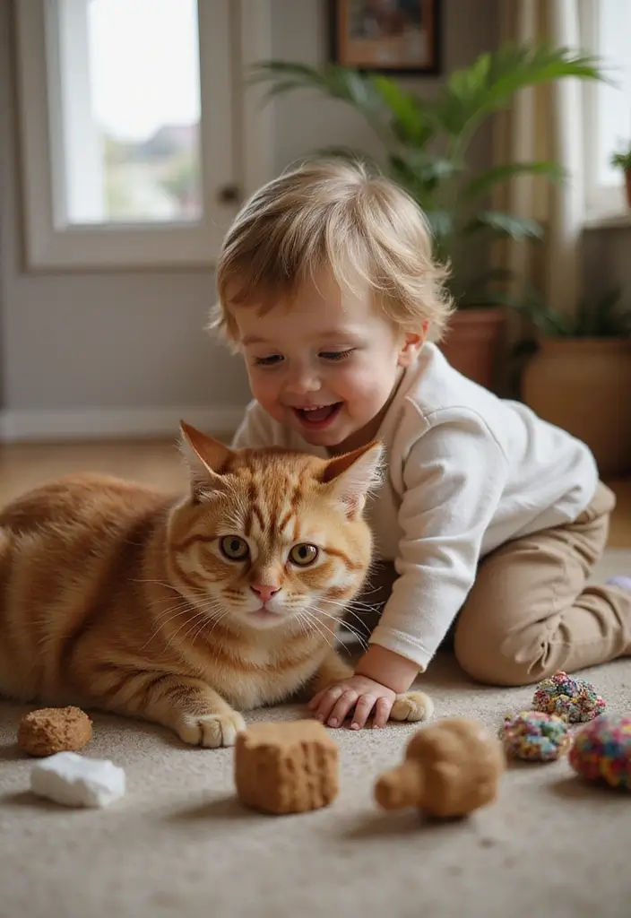 25 American Curl Cat Pictures and Fun Facts - 8. American Curl Cats and Children