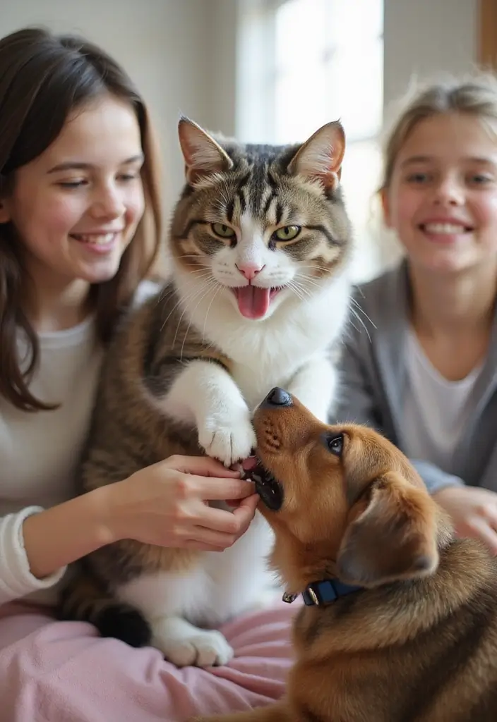 25 American Shorthair Cat Photos That Look Perfect for Families - 8. Social Butterflies