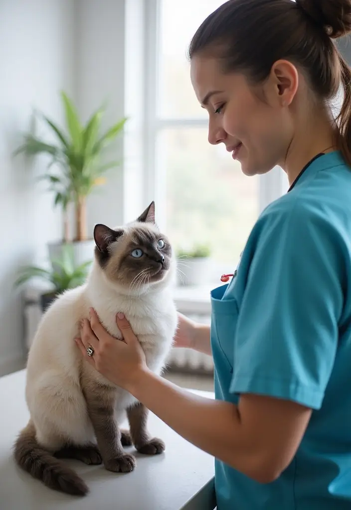 25 Blue Point Himalayan Cat Pictures and Grooming Tips - 9. Health Check-Ups