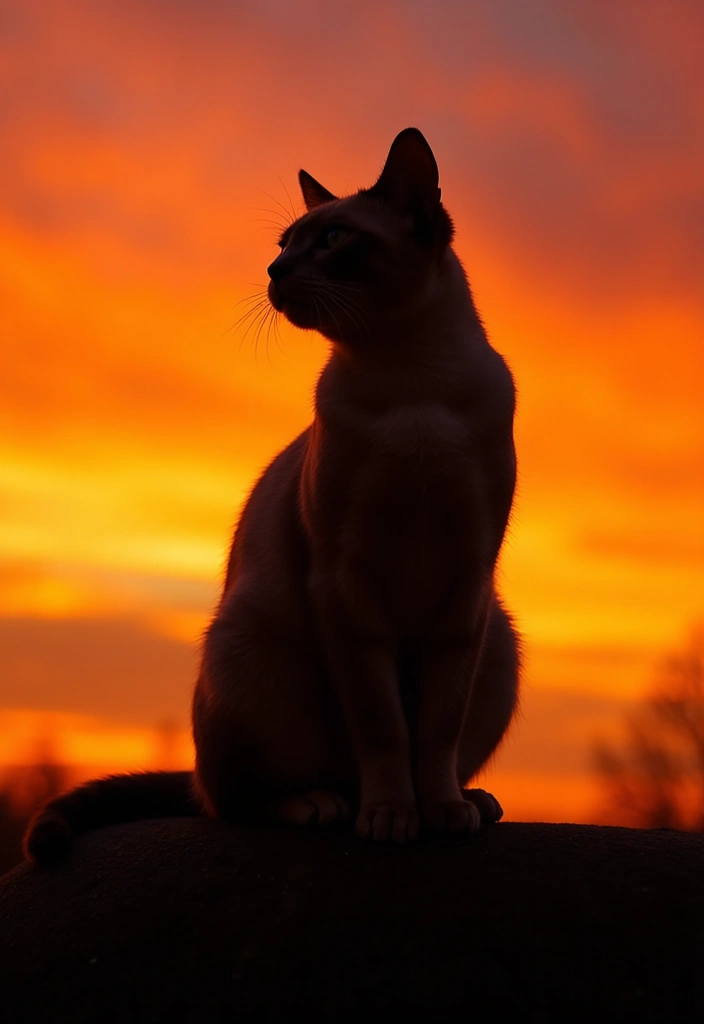 25 Burmese Cat Lilac Edition Photos That Look Beautiful 13 25 Burmese Cat Lilac Edition Photos That Look Beautiful - 11. Silhouette Shots