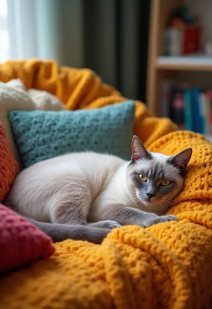 25 Burmese Cat Lilac Edition Photos That Look Beautiful 17 25 Burmese Cat Lilac Edition Photos That Look Beautiful - 15. Cat-Approved Spaces