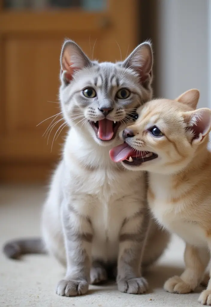 25 Burmese Cat Lilac Edition Photos That Look Beautiful 27 25 Burmese Cat Lilac Edition Photos That Look Beautiful - 23. Sharing the Space