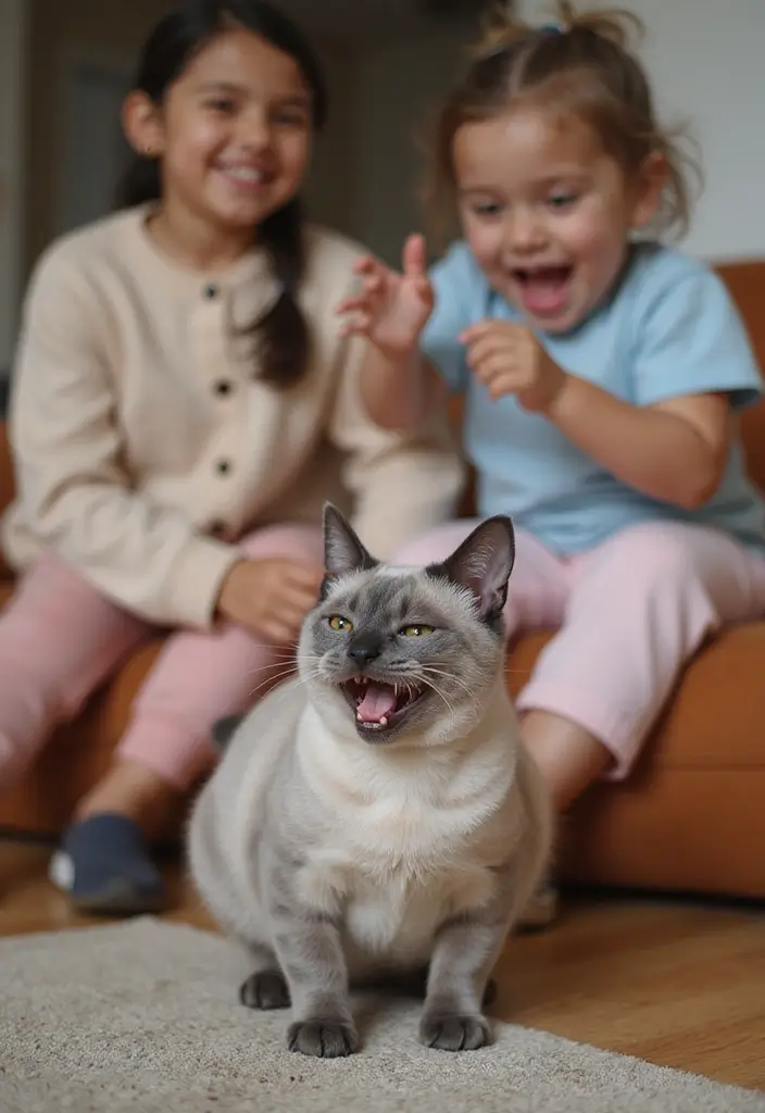 25 Burmese Cat Lilac Edition Photos That Look Beautiful 6 25 Burmese Cat Lilac Edition Photos That Look Beautiful - 6. Family Interactions