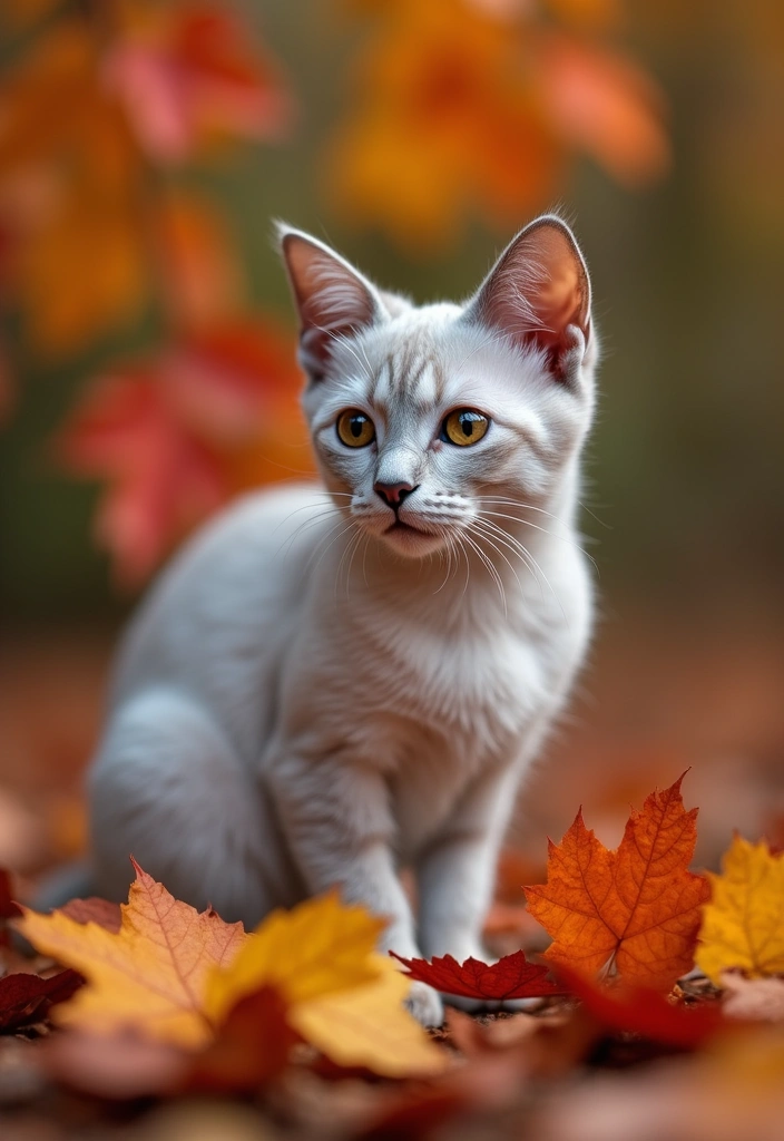 25 Burmese Cat Lilac Edition Photos That Look Beautiful 7 25 Burmese Cat Lilac Edition Photos That Look Beautiful - 7. Seasonal Themes