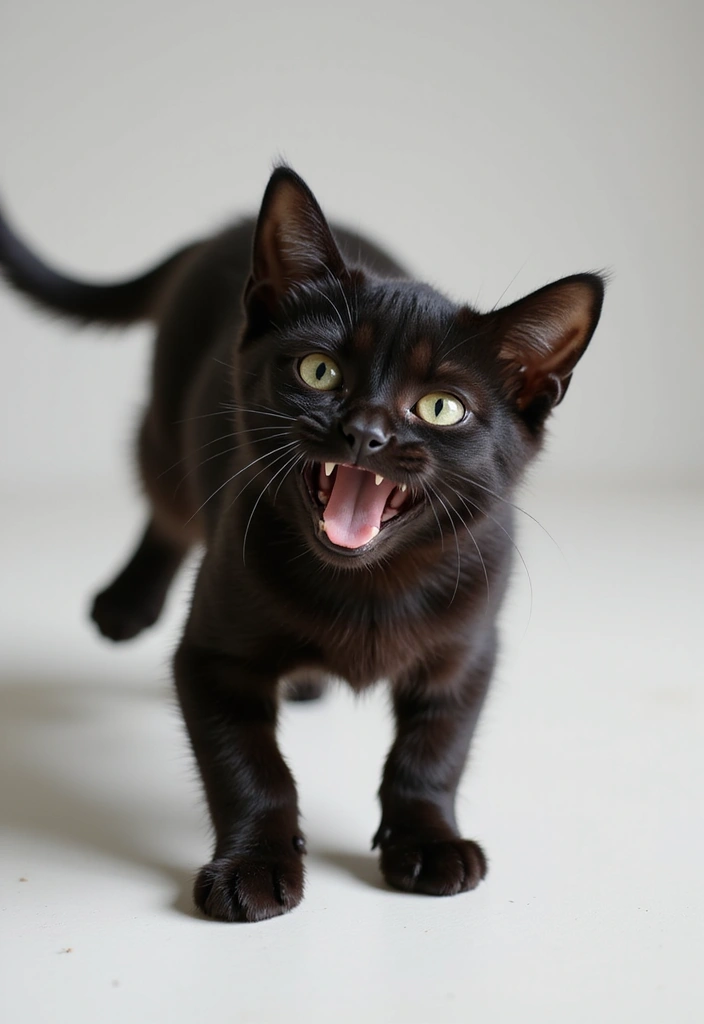 25 Elegant Bombay Cat Photos to Inspire Cat Lovers 16 25 Elegant Bombay Cat Photos to Inspire Cat Lovers - 16. Candid Moments