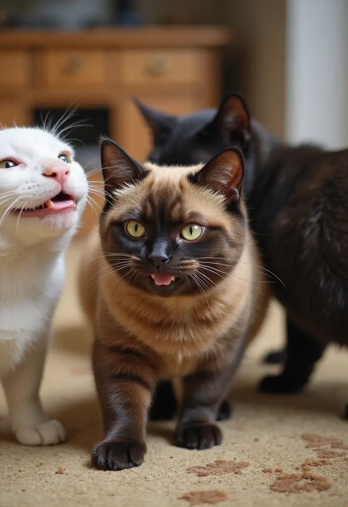 25 Elegant Bombay Cat Photos to Inspire Cat Lovers 17 25 Elegant Bombay Cat Photos to Inspire Cat Lovers - 17. Group Shots with Friends