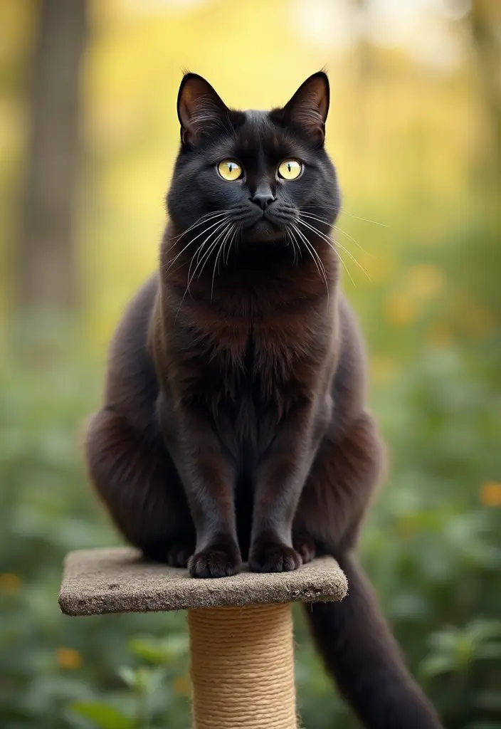 25 Elegant Bombay Cat Photos to Inspire Cat Lovers 18 25 Elegant Bombay Cat Photos to Inspire Cat Lovers - 18. The Perfect Cat Tree