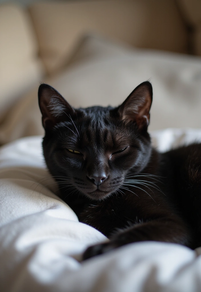 25 Elegant Bombay Cat Photos to Inspire Cat Lovers 22 25 Elegant Bombay Cat Photos to Inspire Cat Lovers - 22. Bedtime Beauty