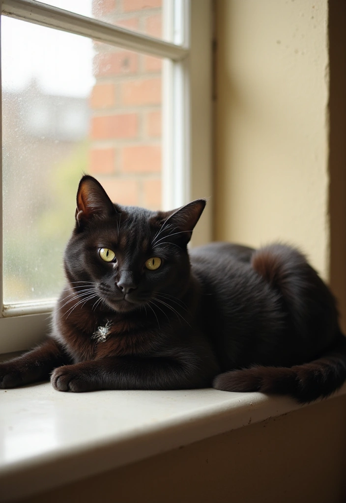 25 Elegant Bombay Cat Photos to Inspire Cat Lovers 3 25 Elegant Bombay Cat Photos to Inspire Cat Lovers - 3. Relaxed Elegance