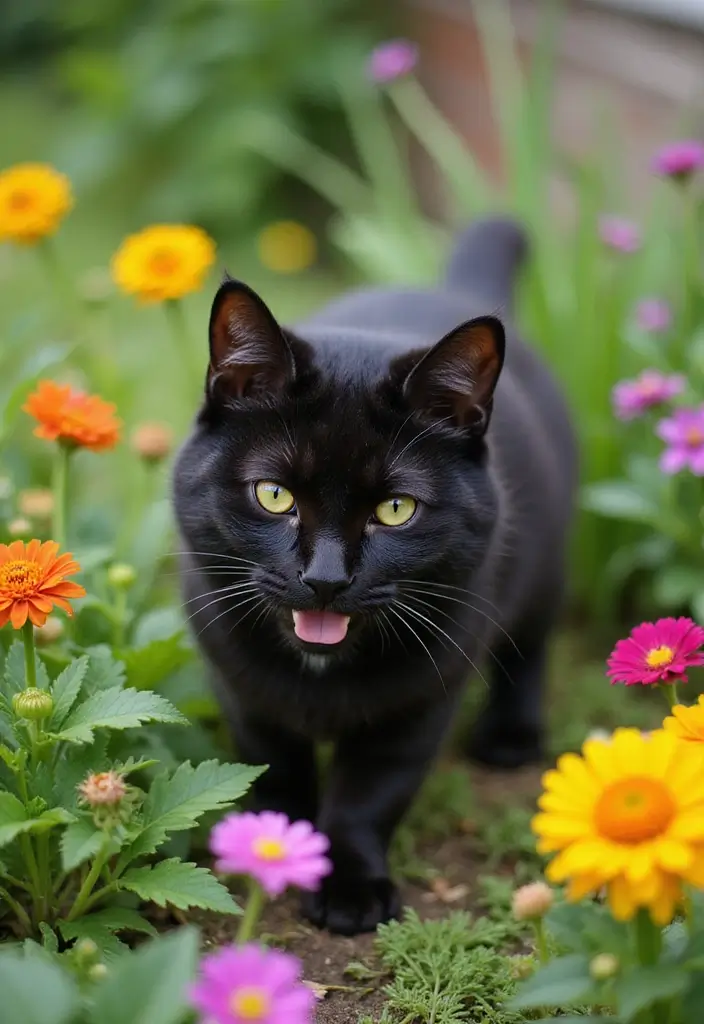 25 Elegant Bombay Cat Photos to Inspire Cat Lovers 5 25 Elegant Bombay Cat Photos to Inspire Cat Lovers - 5. Bombay Cats in Nature