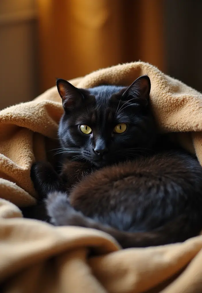 25 Elegant Bombay Cat Photos to Inspire Cat Lovers 7 25 Elegant Bombay Cat Photos to Inspire Cat Lovers - 7. Cozy Corners