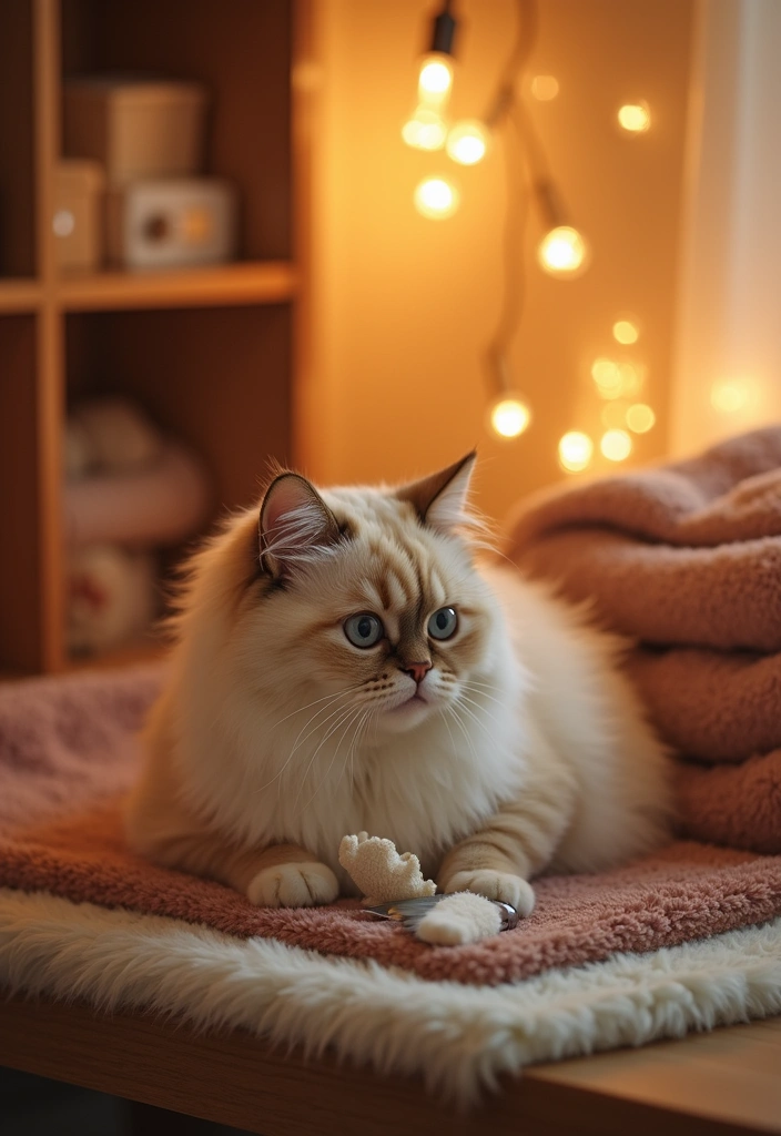 25 Flat Face Persian Cat Grooming Tips - 10. Create a Stress-Free Environment