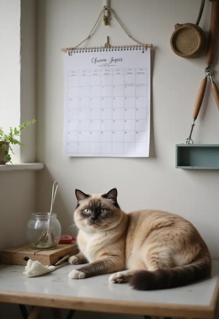 25 Flat Face Persian Cat Grooming Tips - 2. Establish a Routine