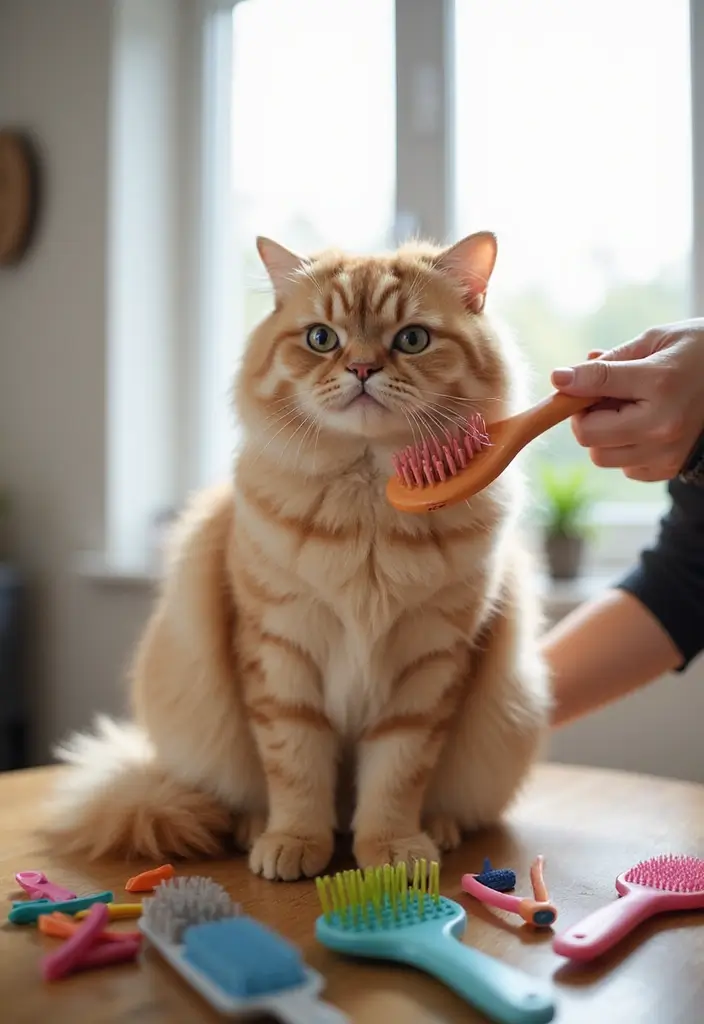 25 Flat Face Persian Cat Grooming Tips - 7. Coat Brushing Techniques