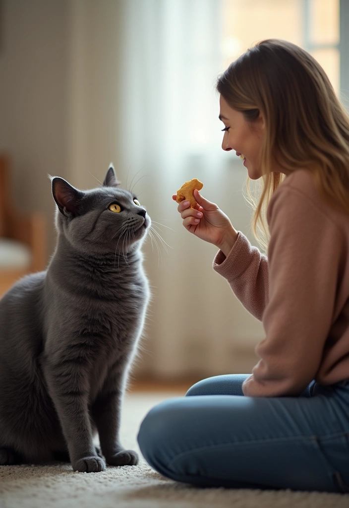 25 Nebelung Cat Facts and Stunning Photos 8 25 Nebelung Cat Facts and Stunning Photos - 8. Training Your Nebelung Cat