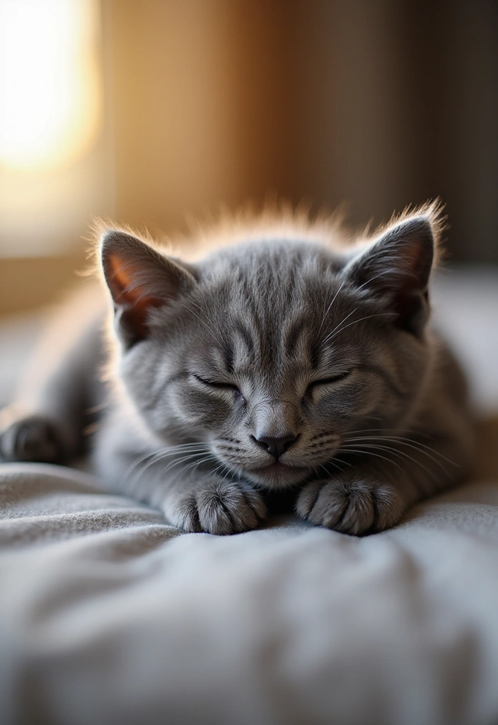 25 Russian Blue Cat Kittens Photos That Melt Your Heart - 4. A Gentle Nature