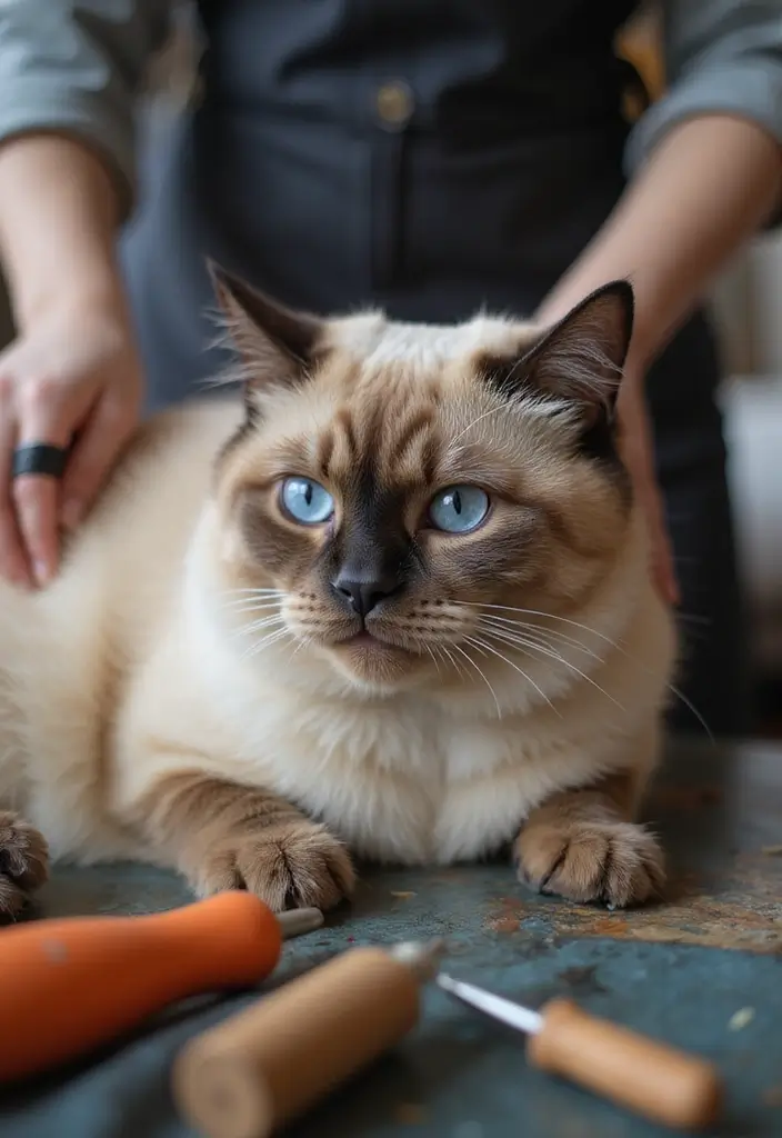 27 Burmese Cat Photos and Fun Facts - 6. Grooming Your Burmese Cat: Keeping Them Gorgeous