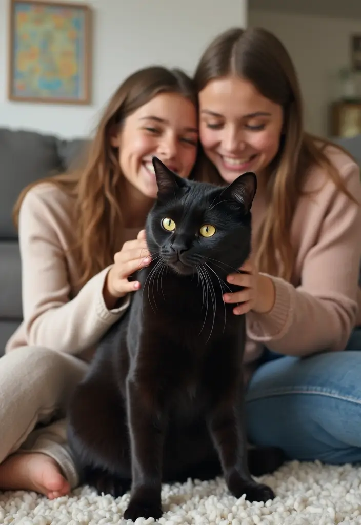 27 Captivating Black American Shorthair Cat Photos to See - 5. Adoption Success Stories