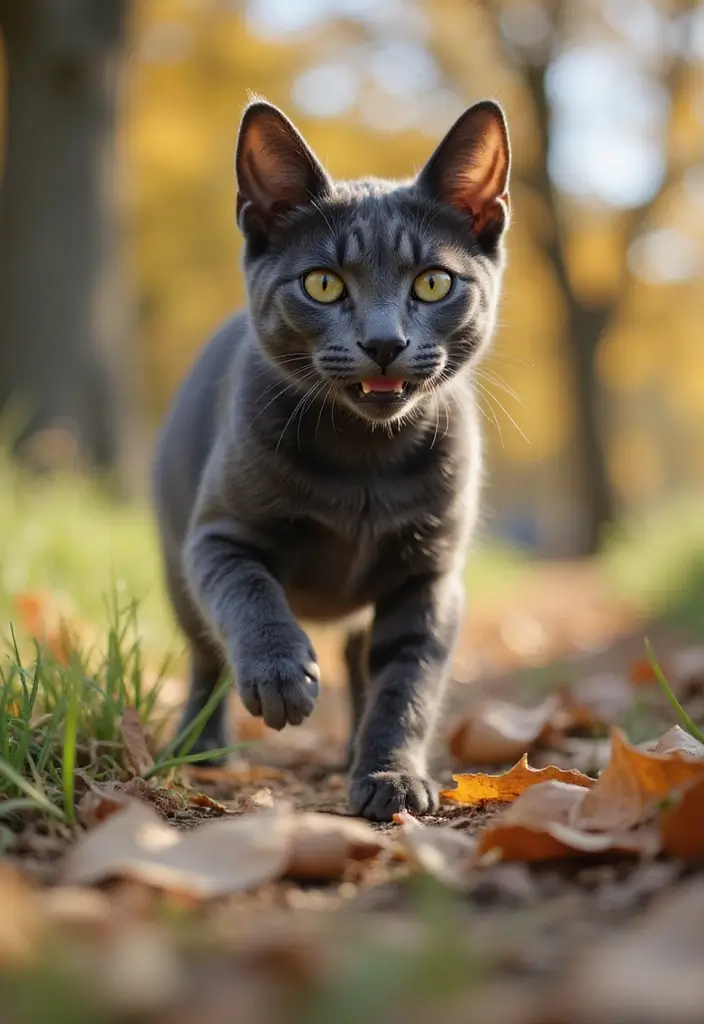27 Charcoal Bengal Cat Photos That Look Gorgeous - 20. The Perfect Pounce