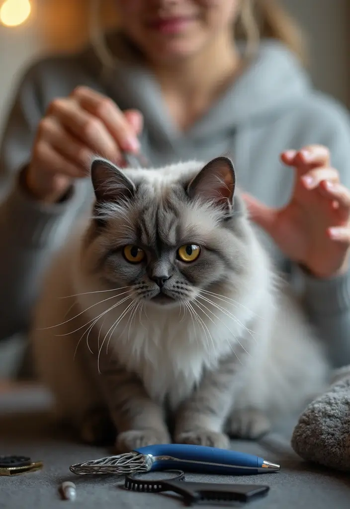 27 Grey Ragdoll Cat Pictures and Care Tips - 18. Understanding Ragdoll Grooming Needs