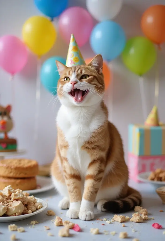27 Japanese Bobtail Cat Facts and Cute Photos 24 27 Japanese Bobtail Cat Facts and Cute Photos - 24. Celebrating Their Birthday