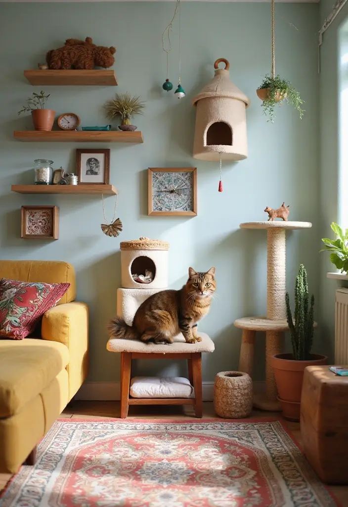 27 Stunning Somali Cat Pictures and Care Tips - 6. Cat-Friendly Spaces