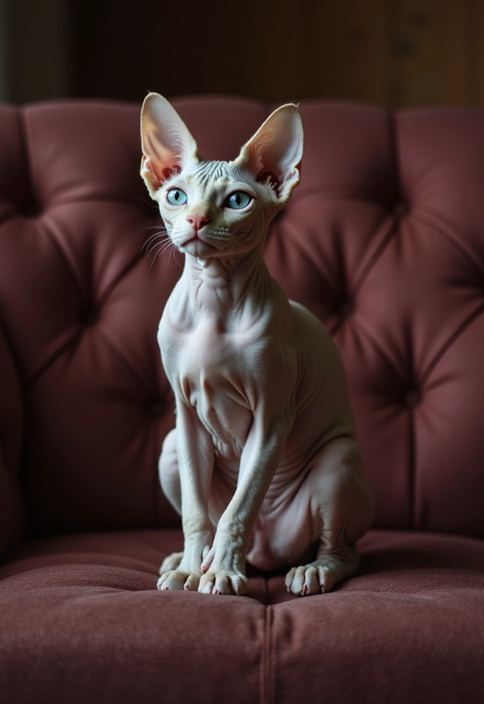 27 Unique Sphynx Cat Pictures That Look Magical - 1. The Classic Sphynx Pose
