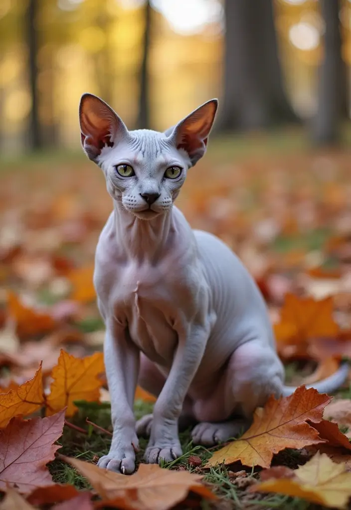 27 Unique Sphynx Cat Pictures That Look Magical - 10. Seasonal Themes