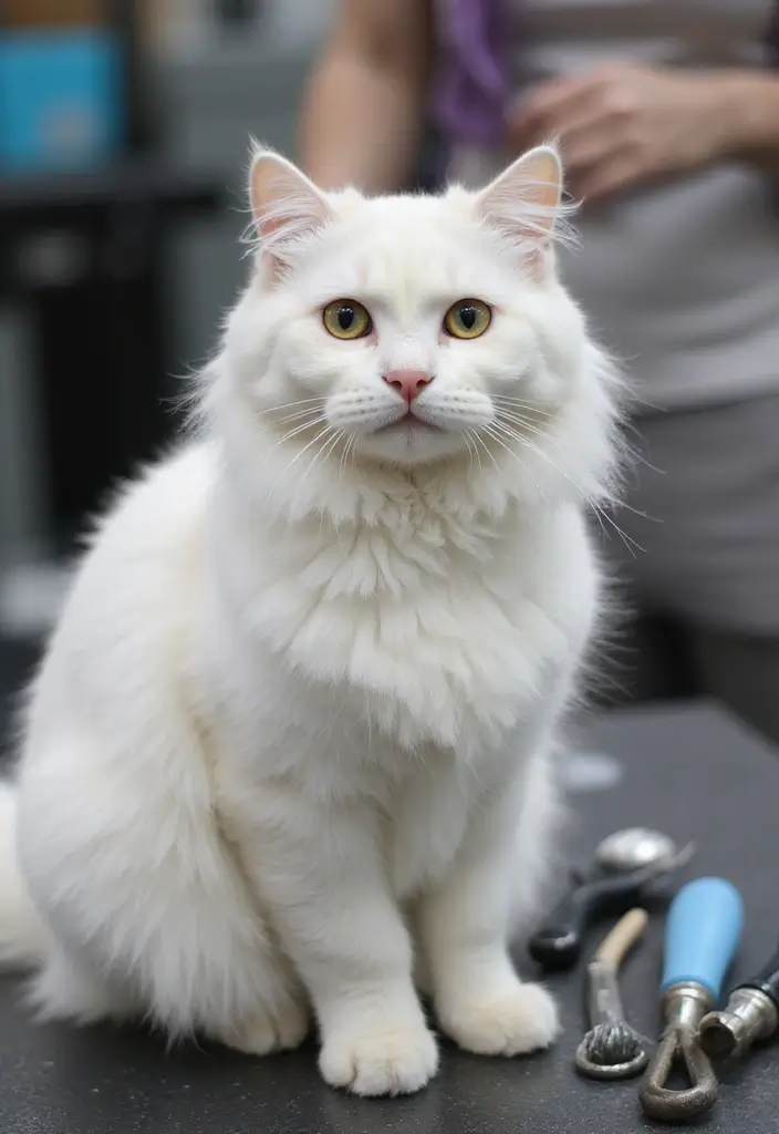 27 White Persian Cat Photos and Grooming Tips 10 27 White Persian Cat Photos and Grooming Tips - 10. Understanding Grooming Show Standards