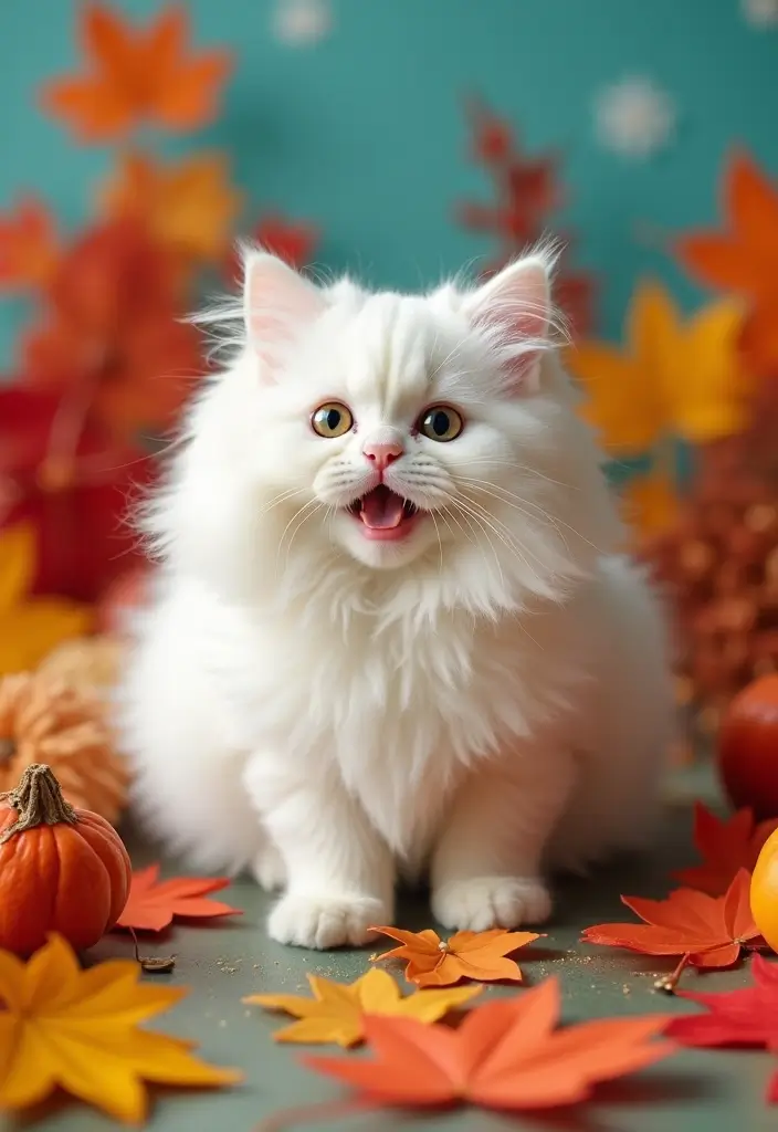 27 White Persian Cat Photos and Grooming Tips 15 27 White Persian Cat Photos and Grooming Tips - 15. Creative Cat Photography Ideas