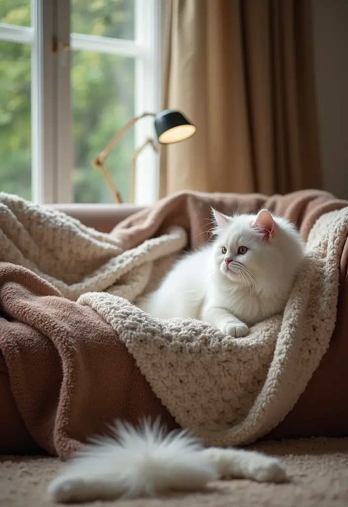 27 White Persian Cat Photos and Grooming Tips 8 27 White Persian Cat Photos and Grooming Tips - 8. Dealing with Shedding