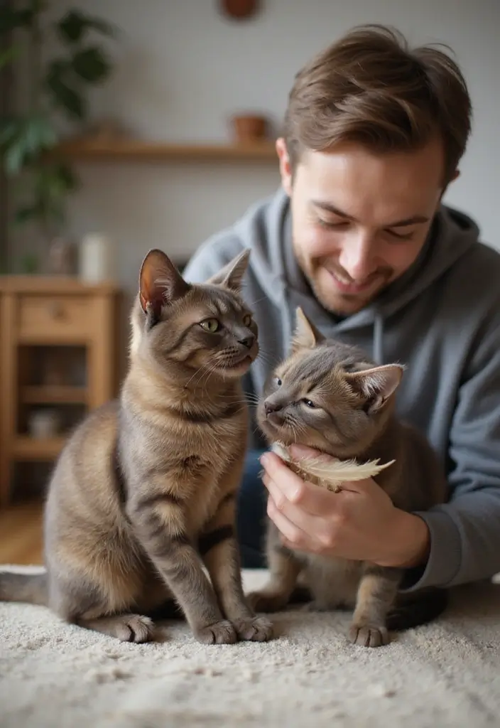 28 Adorable Havana Brown Cat Photos and Care Tips - 14. Fun Activities for Bonding