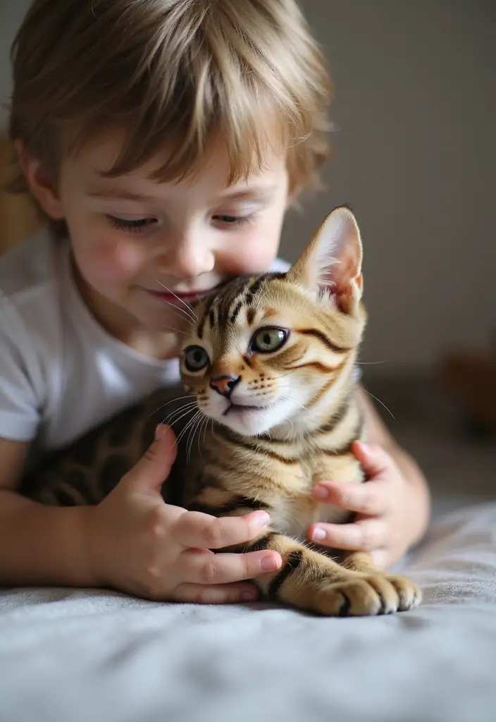28 Bengal Cat Facts and Photos Every Owner Should Know 16 28 Bengal Cat Facts and Photos Every Owner Should Know - 16. Bengals and Children