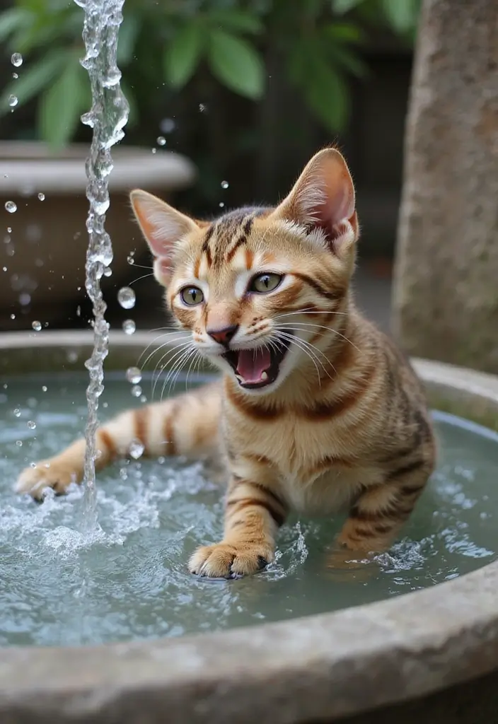 28 Bengal Cat Facts and Photos Every Owner Should Know 8 28 Bengal Cat Facts and Photos Every Owner Should Know - 8. They Love Water