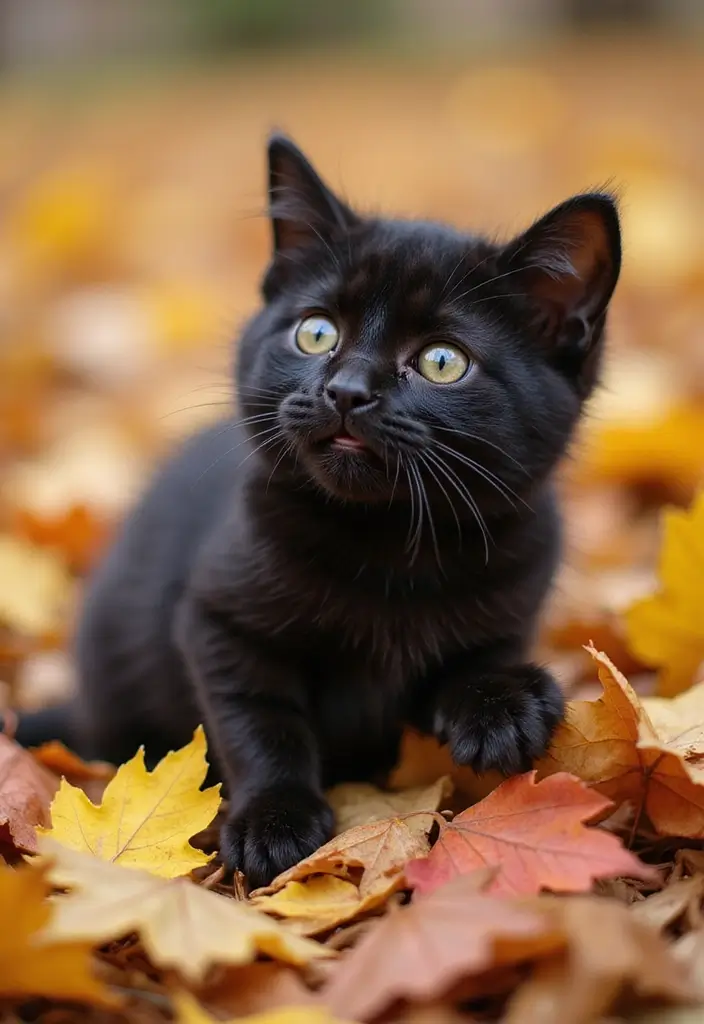 28 Black Munchkin Cat Photos That Look Cute and Unique - 12. Seasonal Themes