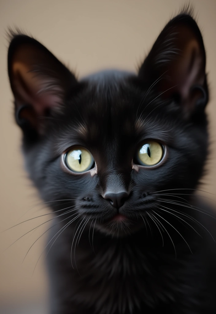 28 Black Munchkin Cat Photos That Look Cute and Unique - 14. Radiant Eyes