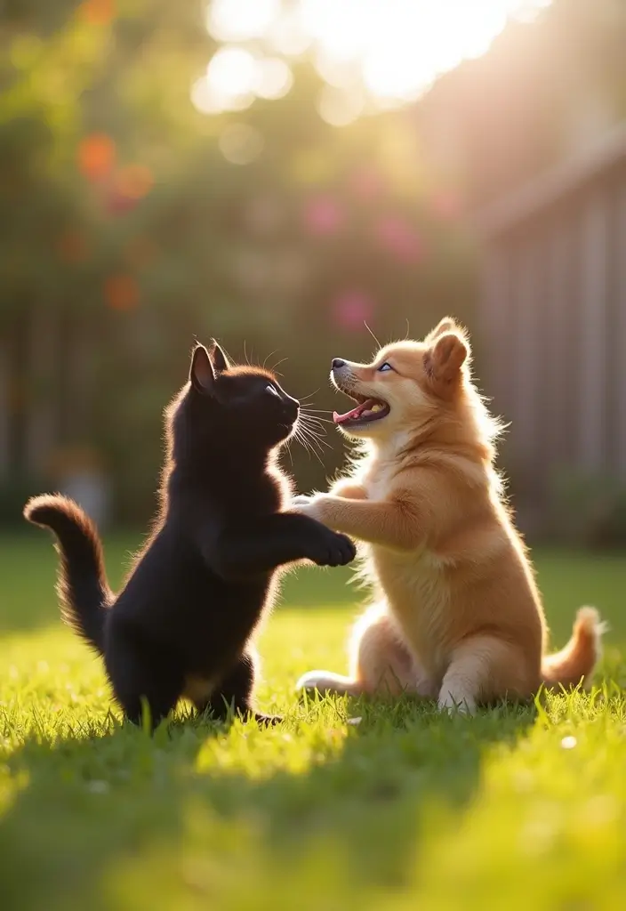 28 Black Munchkin Cat Photos That Look Cute and Unique - 17. The Social Butterfly