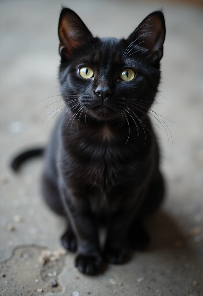 28 Black Munchkin Cat Photos That Look Cute and Unique - 19. Artistic Angles