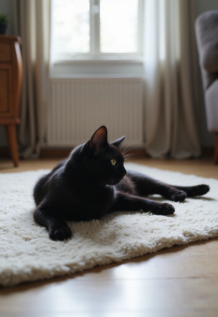 28 Black Munchkin Cat Photos That Look Cute and Unique - 20. Cat Yoga