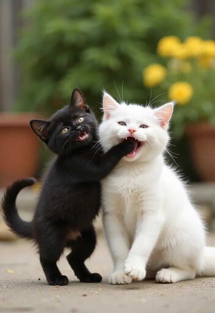 28 Black Munchkin Cat Photos That Look Cute and Unique - 27. Feline Friends