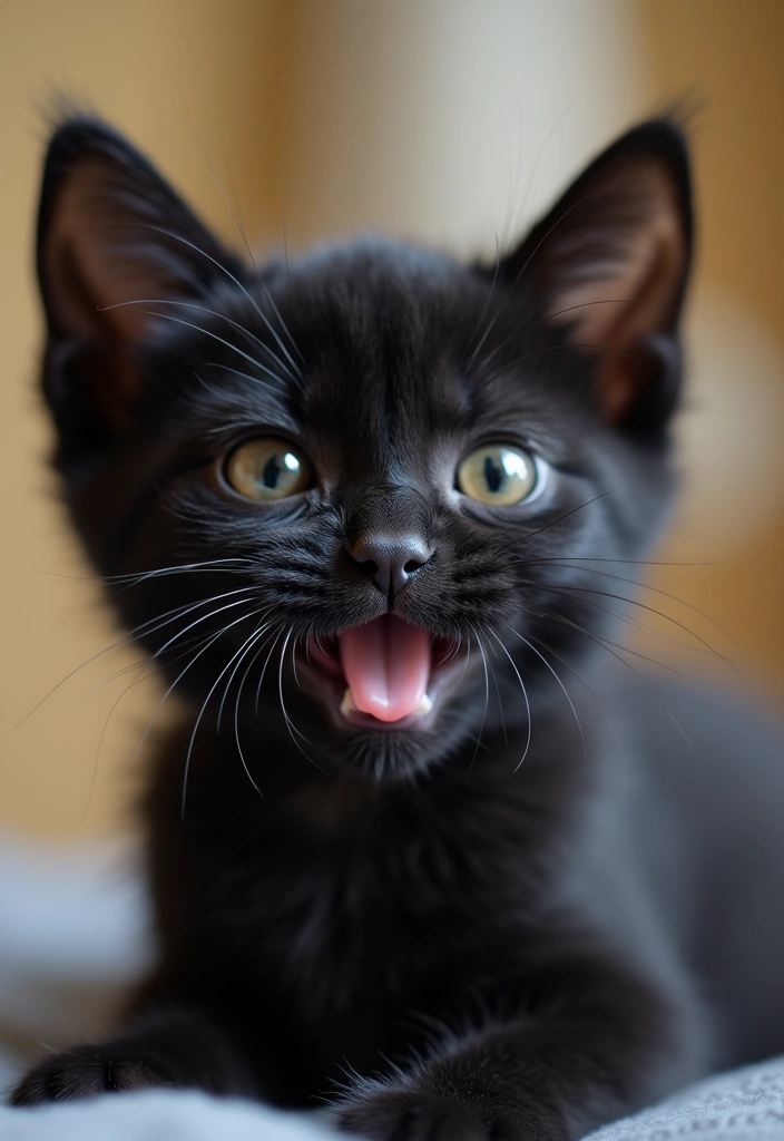 28 Black Munchkin Cat Photos That Look Cute and Unique - 3. Unique Expressions