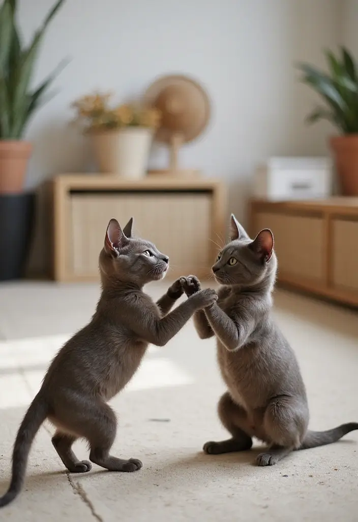 28 Devon Rex Cat Care and Photo Inspiration - 26. The Role of Playdates with Other Cats