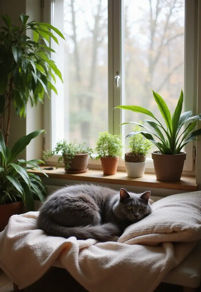 28 Grey Norwegian Forest Cat Pictures to Inspire Your Home 1 28 Grey Norwegian Forest Cat Pictures to Inspire Your Home - 1. Cozy Cat Nooks