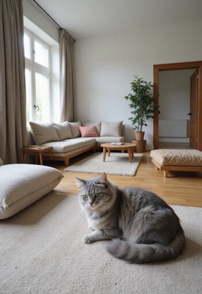 28 Grey Norwegian Forest Cat Pictures to Inspire Your Home 10 28 Grey Norwegian Forest Cat Pictures to Inspire Your Home - 10. Cat-Centric Room Layouts