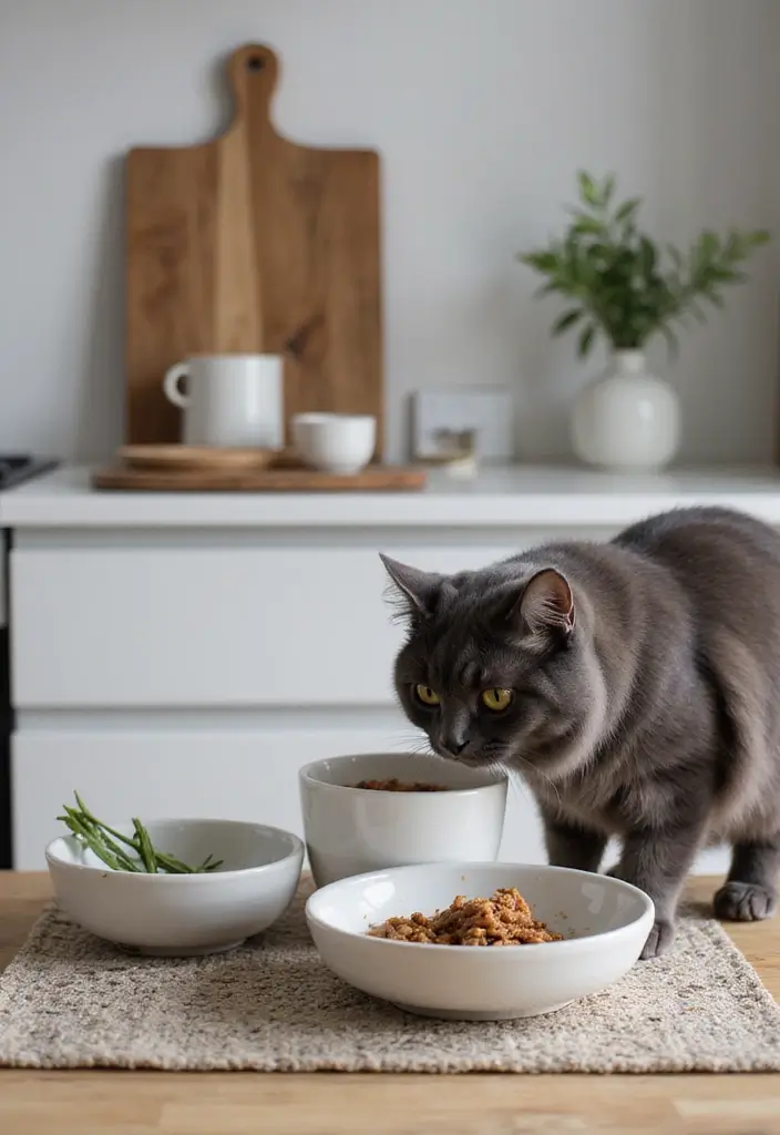 28 Grey Norwegian Forest Cat Pictures to Inspire Your Home 11 28 Grey Norwegian Forest Cat Pictures to Inspire Your Home - 11. Stylish Feeding Stations