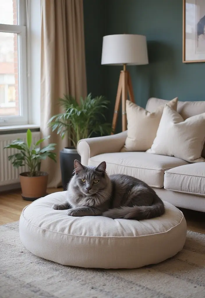 28 Grey Norwegian Forest Cat Pictures to Inspire Your Home 12 28 Grey Norwegian Forest Cat Pictures to Inspire Your Home - 12. Cat Beds as Decor