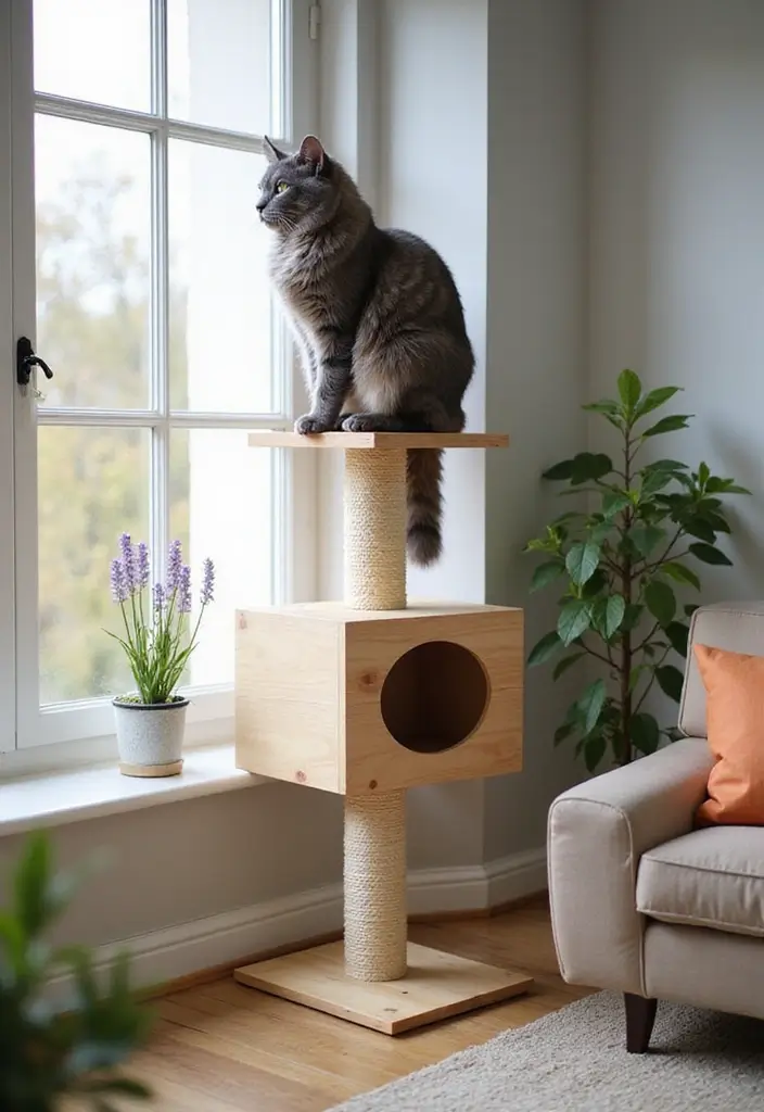 28 Grey Norwegian Forest Cat Pictures to Inspire Your Home 2 28 Grey Norwegian Forest Cat Pictures to Inspire Your Home - 2. Stylish Cat Trees