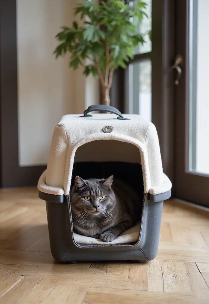 28 Grey Norwegian Forest Cat Pictures to Inspire Your Home 20 28 Grey Norwegian Forest Cat Pictures to Inspire Your Home - 20. Padded Cat Carriers