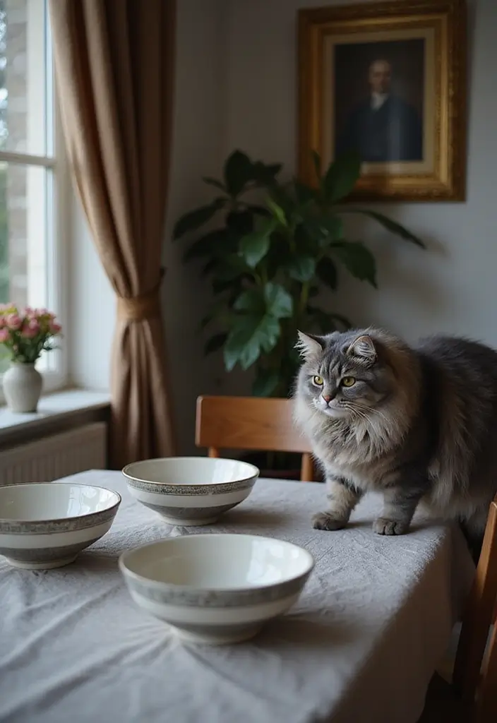 28 Grey Norwegian Forest Cat Pictures to Inspire Your Home 25 28 Grey Norwegian Forest Cat Pictures to Inspire Your Home - 25. Stylish Cat Bowls